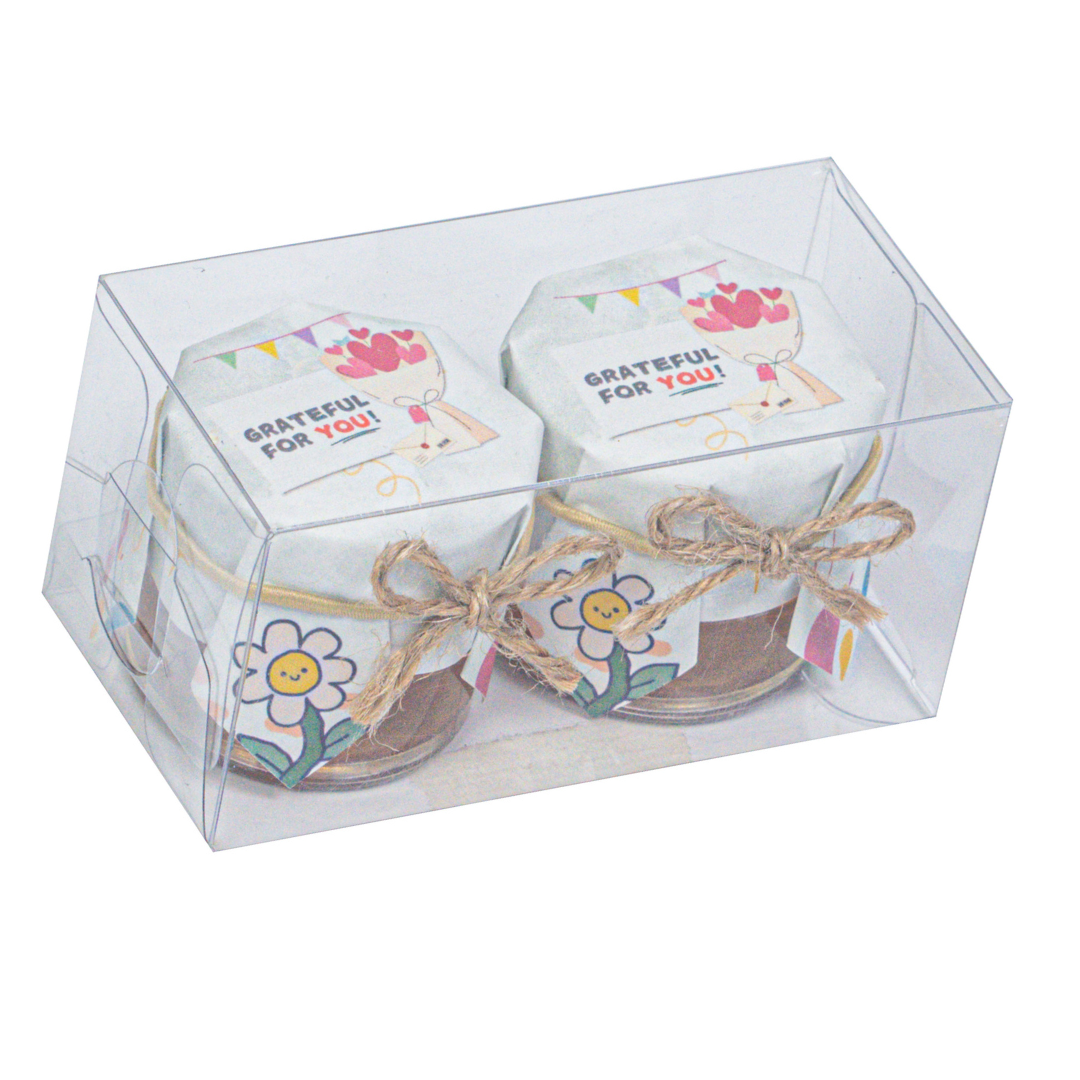 Bouquet of Appreciation Twin Clear Box