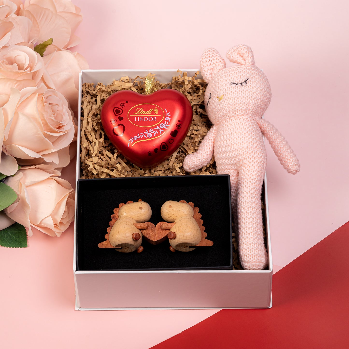 Heartfelt Rabbit Treasure Valentines Hamper