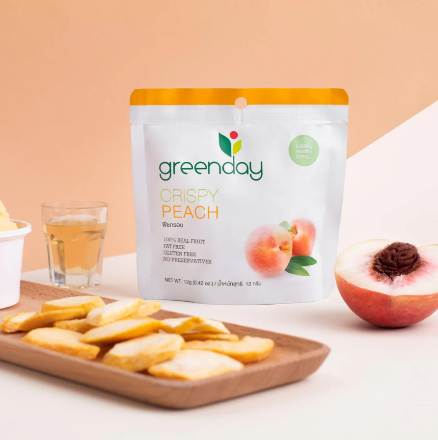 Greenday Freeze Dried Crispy Peach 12G