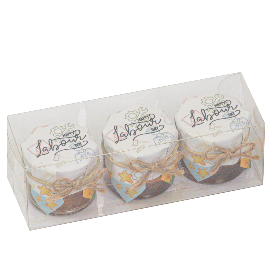 Sweet Labour Triple Clear Box