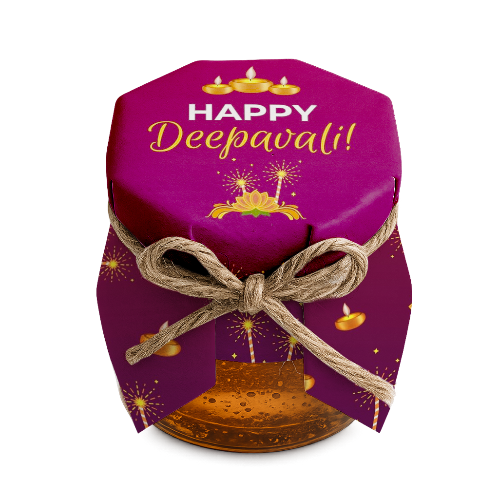 Happy Deepavali mini honey jar