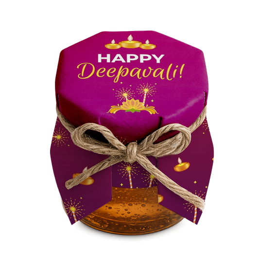Happy Deepavali mini honey jar