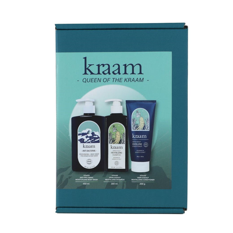 Queen of the KRAAM Luxurious Hair & Body Care Set